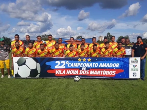 VILA NOVA X SANTA MARTA Campeonato de Futebol Amador COPA PREFEITO